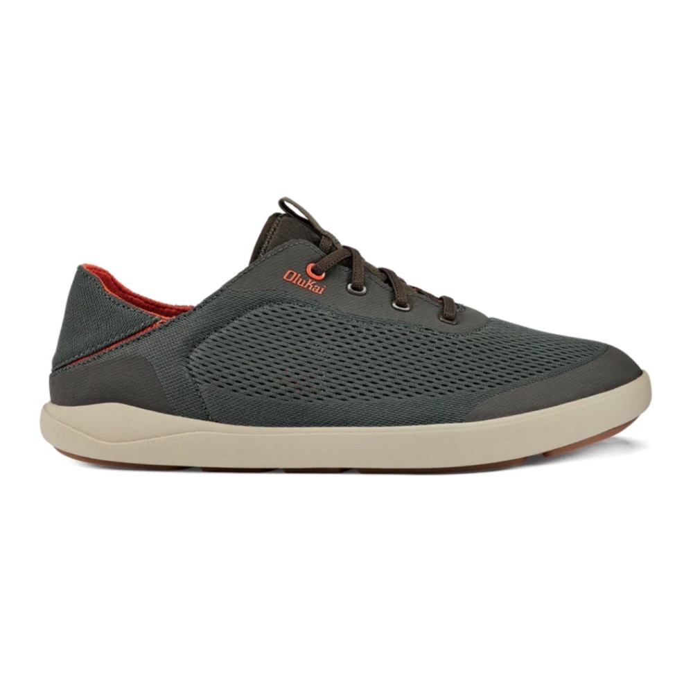 Olukai Moku Pae Men’s Shoes – Island Salt / Koi – Size 10.5